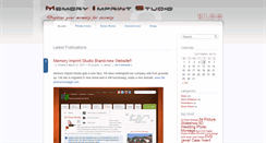 Desktop Screenshot of blog.memoryimprintstudio.com
